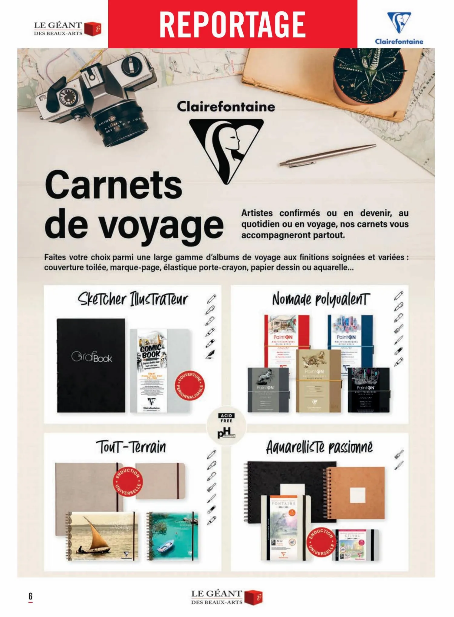 Catalogue Offres rafraîchissantes Clairefontaine, page 00006
