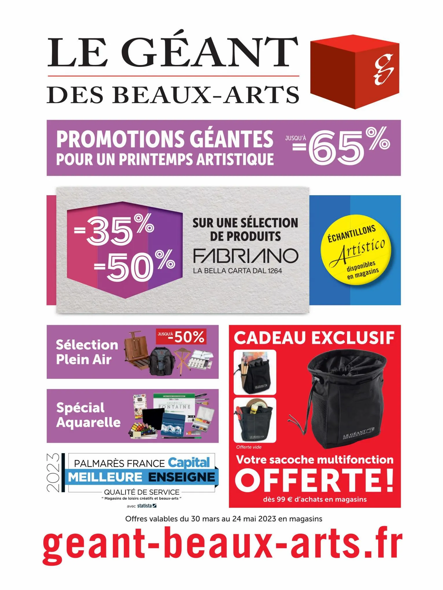 Catalogue Promotions géantes pour un printemps artistique, page 00001
