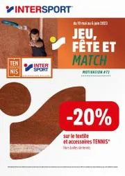 Promos de Sport à Rouen | Offre Roland Garros Mai 2023 sur Intersport | 17/05/2023 - 06/06/2023