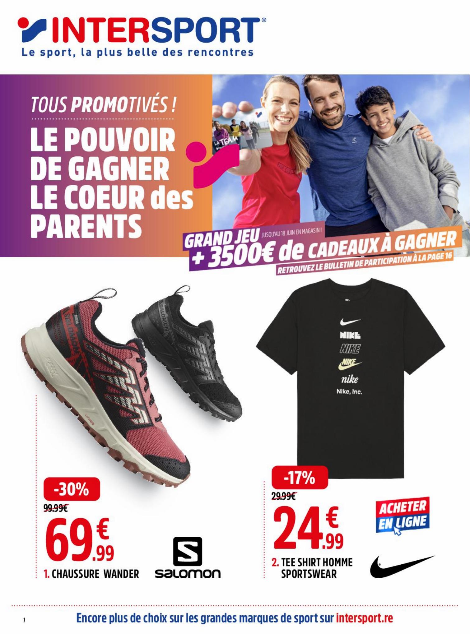 Catalogue intersport chaussures top homme