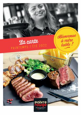 Promos de Restaurants à Toulouse | PRINTEMPS / ÉTÉ 2022 sur Poivre Rouge | 25/05/2022 - 31/08/2022