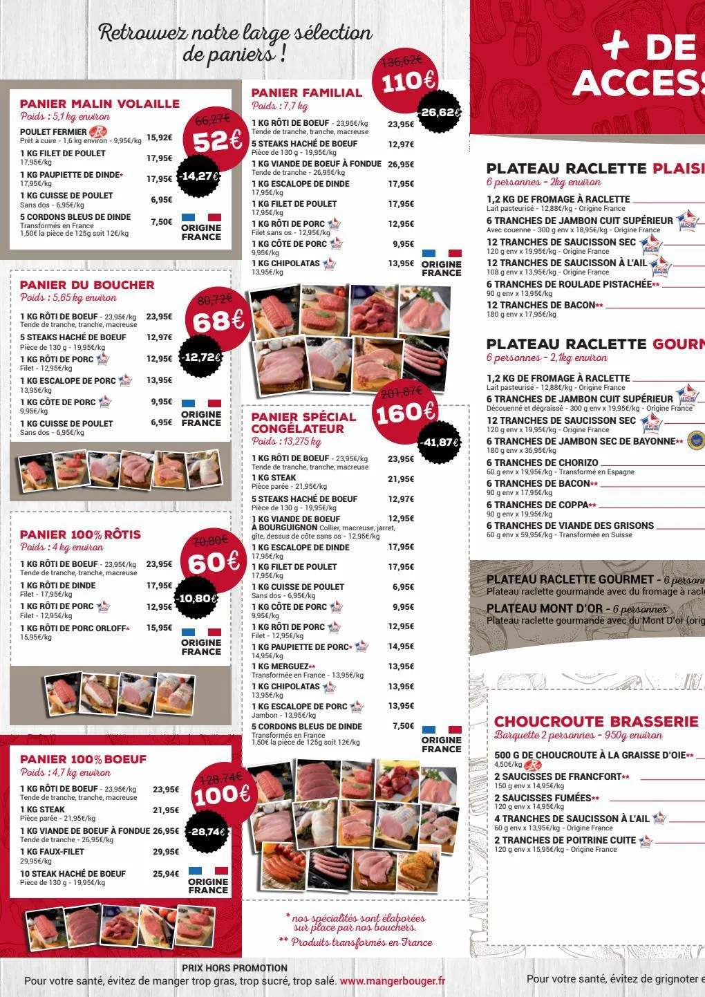 Catalogue Nos colis et plateaux de viandes, page 00002