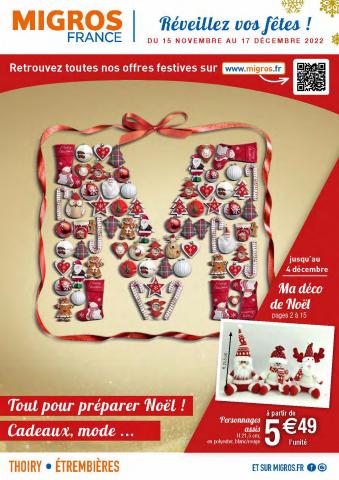 Catalogue Migros France à Sallanches | Tout pour préparer Noël! | 15/11/2022 - 31/12/2022