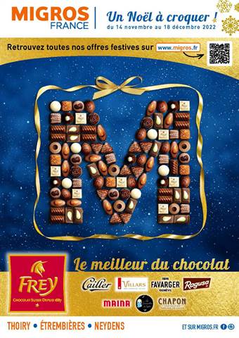Catalogue Migros France à Thonon-les-Bains | Le meilleur du chocolat | 14/11/2022 - 18/12/2022