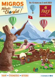 Catalogue Migros France à Thonon-les-Bains | Le paradís du chocolat! | 13/03/2023 - 02/04/2023