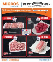 Catalogue Migros France à Sallanches | Foire a la viande | 22/03/2023 - 02/04/2023