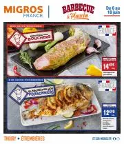 Catalogue Migros France | Barbecue & Plancha | 06/06/2023 - 18/06/2023