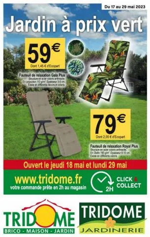 Catalogue Tridôme à Carcassonne | Jardin à Prix Vert | 21/05/2023 - 29/05/2023