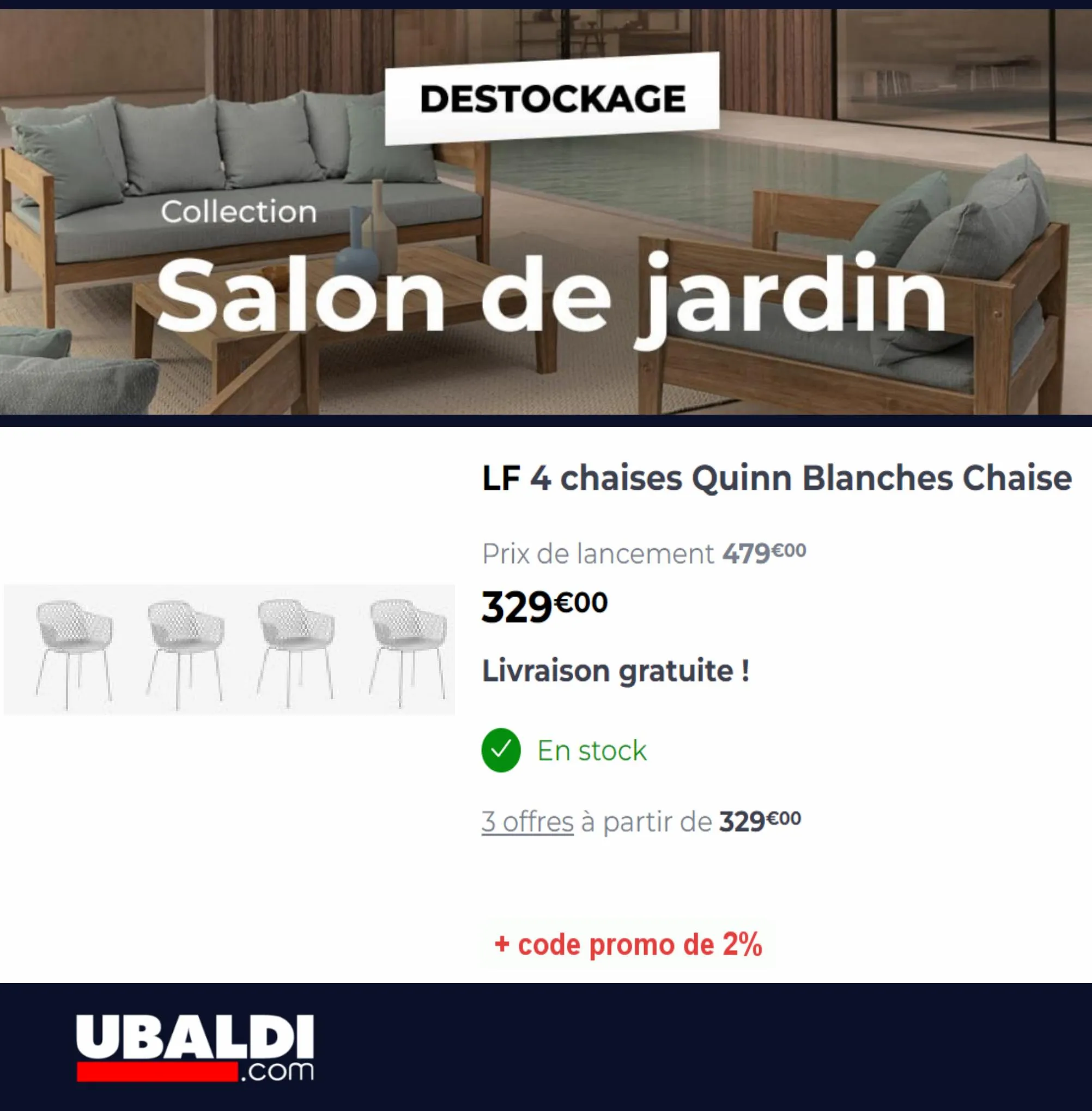 Catalogue Destockage Salon de Jardin, page 00002
