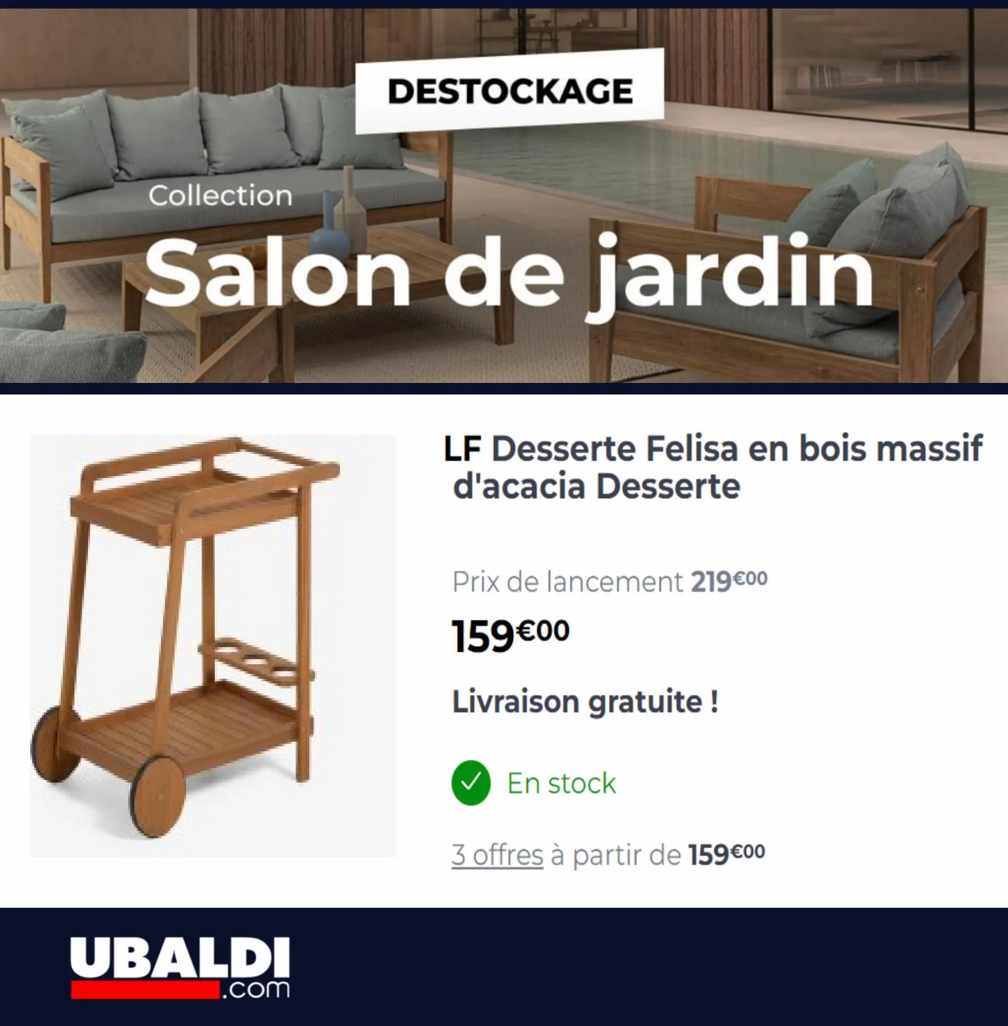Catalogue Destockage Salon de Jardin, page 00003