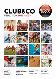 Promos de Sport | Catalogue Clubs & Co 2022-2023 sur Sport 2000 | 18/10/2022 - 31/03/2023