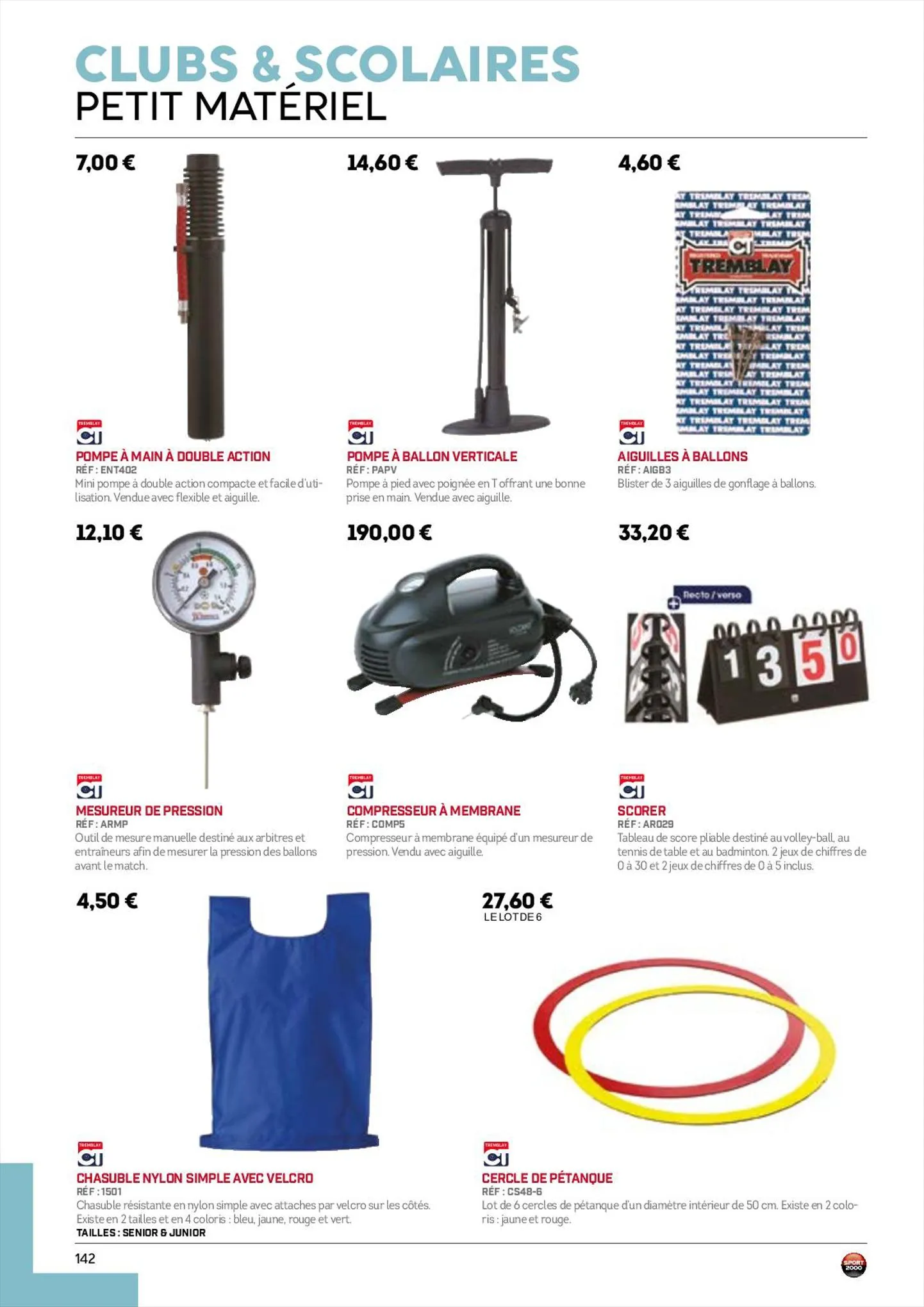 Catalogue Catalogue Sport 2000, page 00142