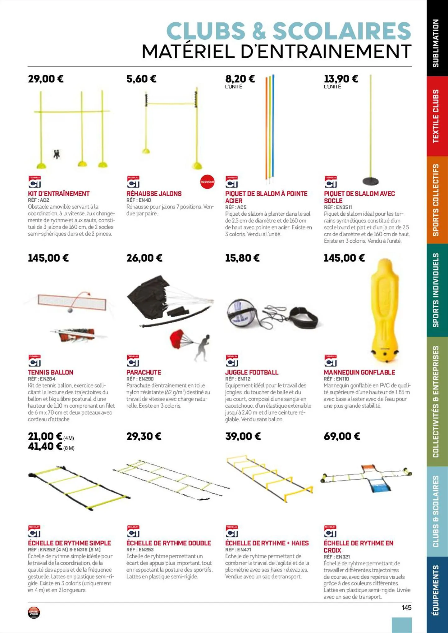 Catalogue Catalogue Sport 2000, page 00145