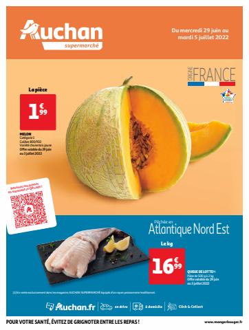 Catalogue Auchan Supermarché à Calais | Le meilleur des promos | 29/06/2022 - 05/07/2022