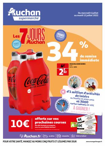 Catalogue Auchan Supermarché à Grenoble | Les 7 jours | 05/07/2022 - 12/07/2022