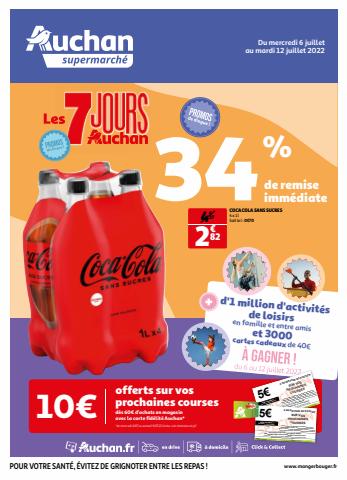 Catalogue Auchan Supermarché à Chambray-lès-Tours | Les 7 jours | 05/07/2022 - 12/07/2022
