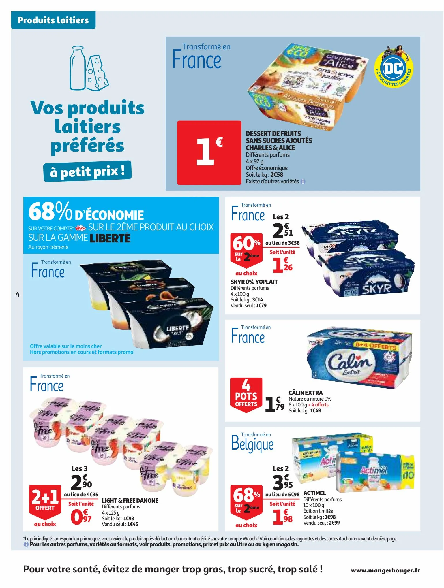 Catalogue Vos produits laitiers préférés à petit prix!, page 00004