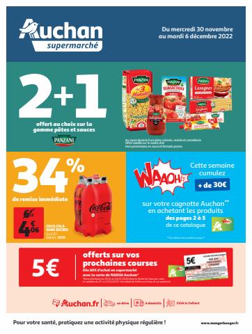Catalogue Auchan Supermarché | 2+1 | 30/11/2022 - 06/12/2022