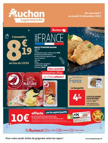 Catalogue Auchan Supermarché à Aubière | Origine France | 07/12/2022 - 13/12/2022