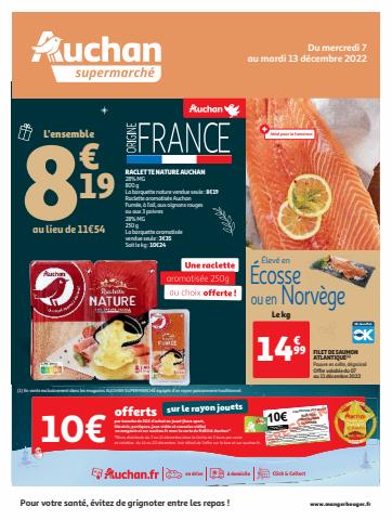 Catalogue Auchan Supermarché à Blagnac | Origine France | 07/12/2022 - 13/12/2022