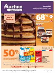 Catalogue Auchan Supermarché à Bourges | Régalez-vous pour la chandeleur | 24/01/2023 - 29/01/2023