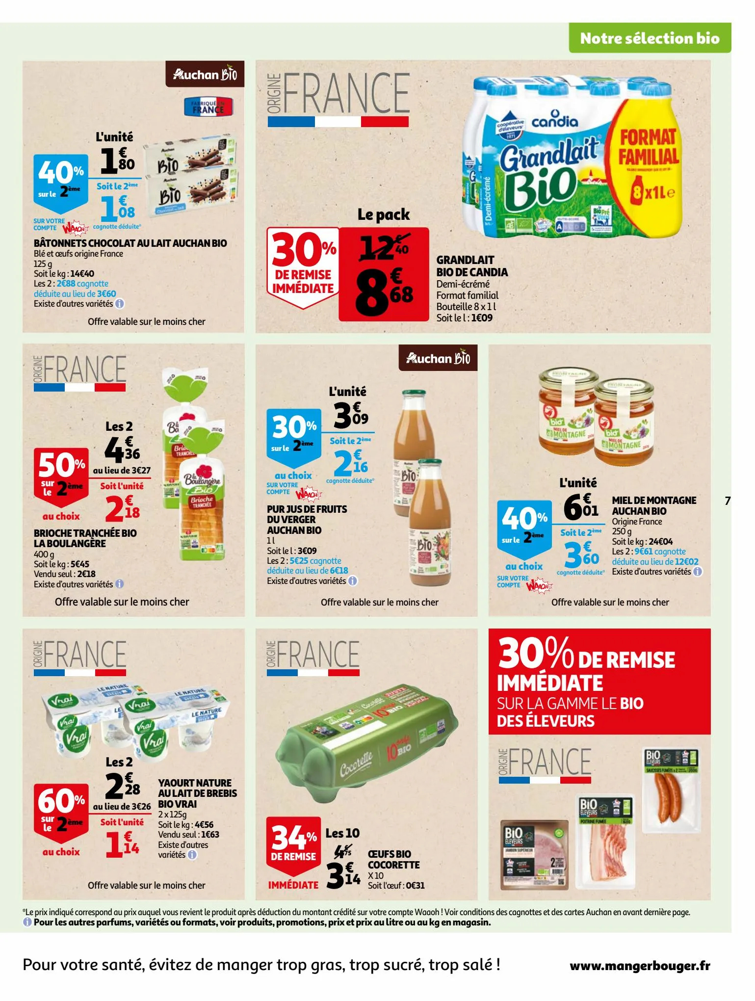 Catalogue Bio ou filière responsable, nos produits ont tout bon dans votre supermarché, page 00007