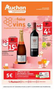 Catalogue Auchan Supermarché à Avignon | La Foire aux vins au plus proche des vignerons | 07/03/2023 - 21/03/2023