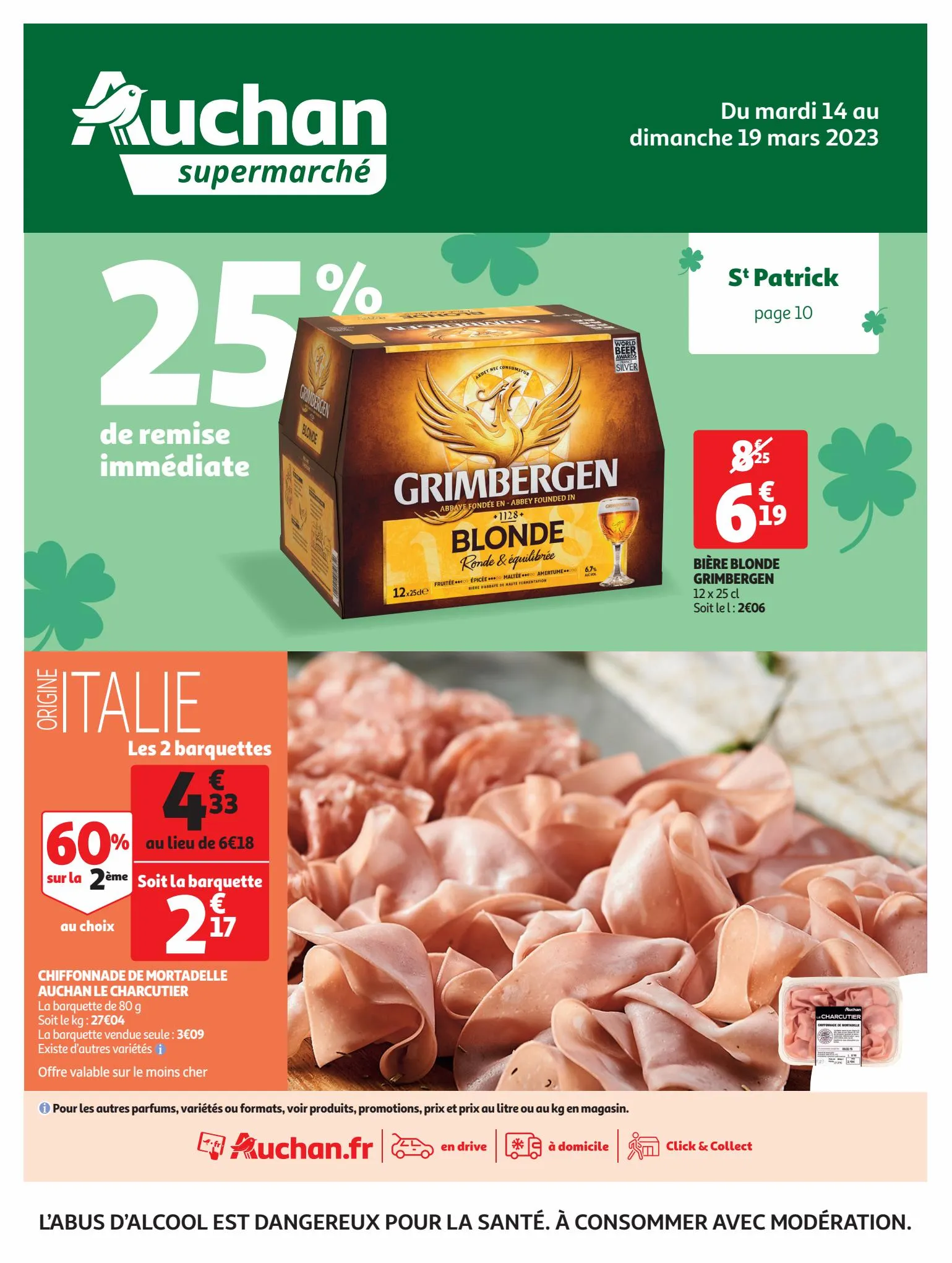 Catalogue Vive la St Patrick dans votre supermarché !, page 00001