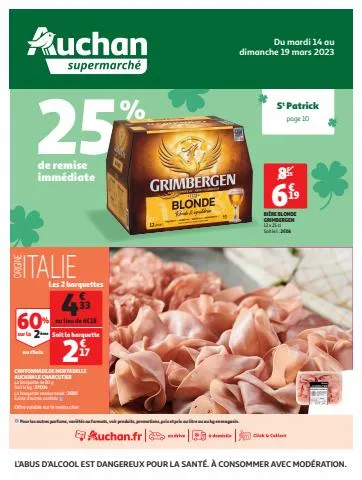 Vive la St Patrick dans votre supermarché !