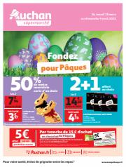 Catalogue Auchan Supermarché à Neuilly-sur-Seine | Fondez pour Pâques dans votre super ! | 28/03/2023 - 09/04/2023