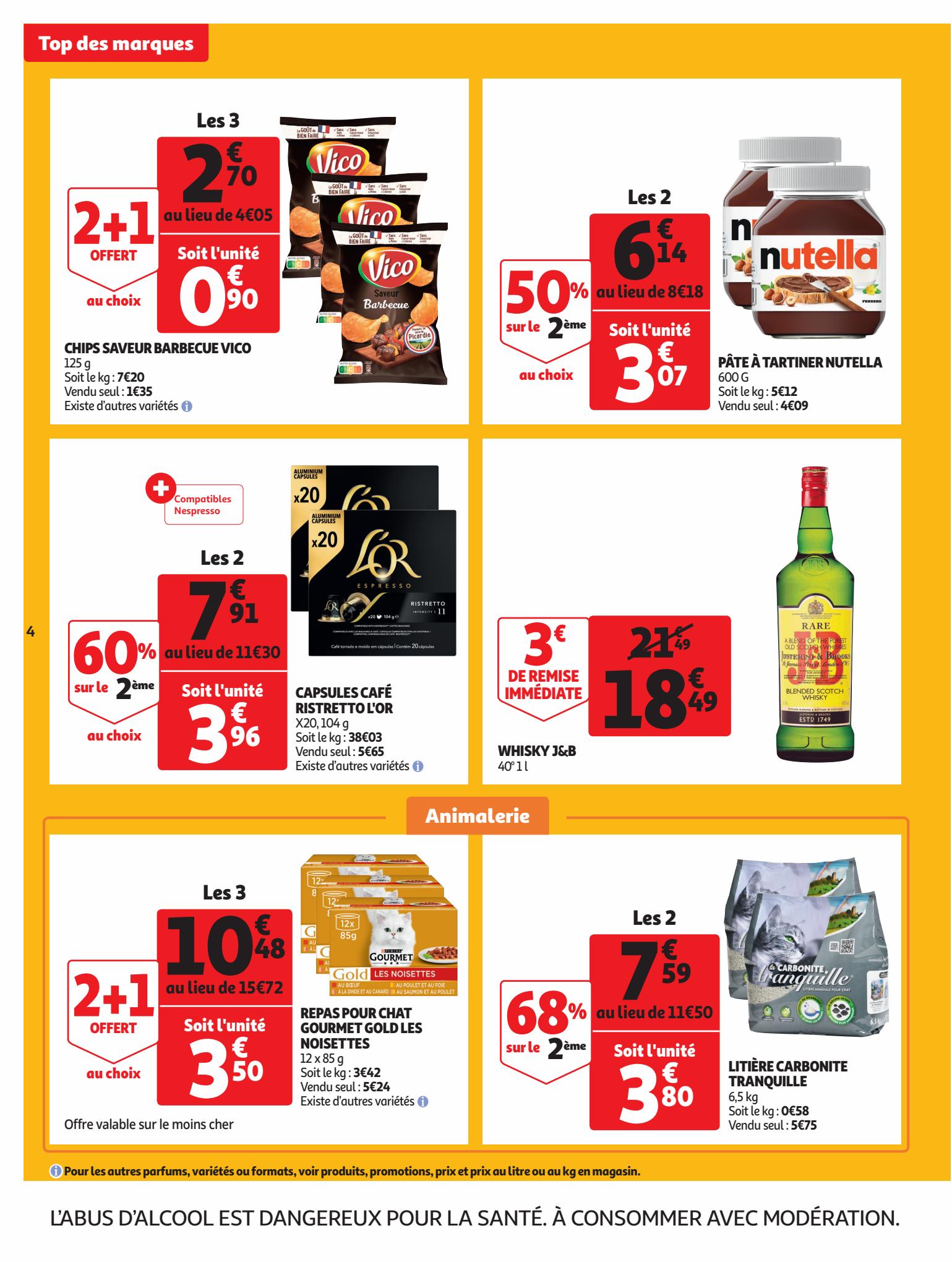 Catalogue Un grand choix de marques dans votre supermarché !, page 00004