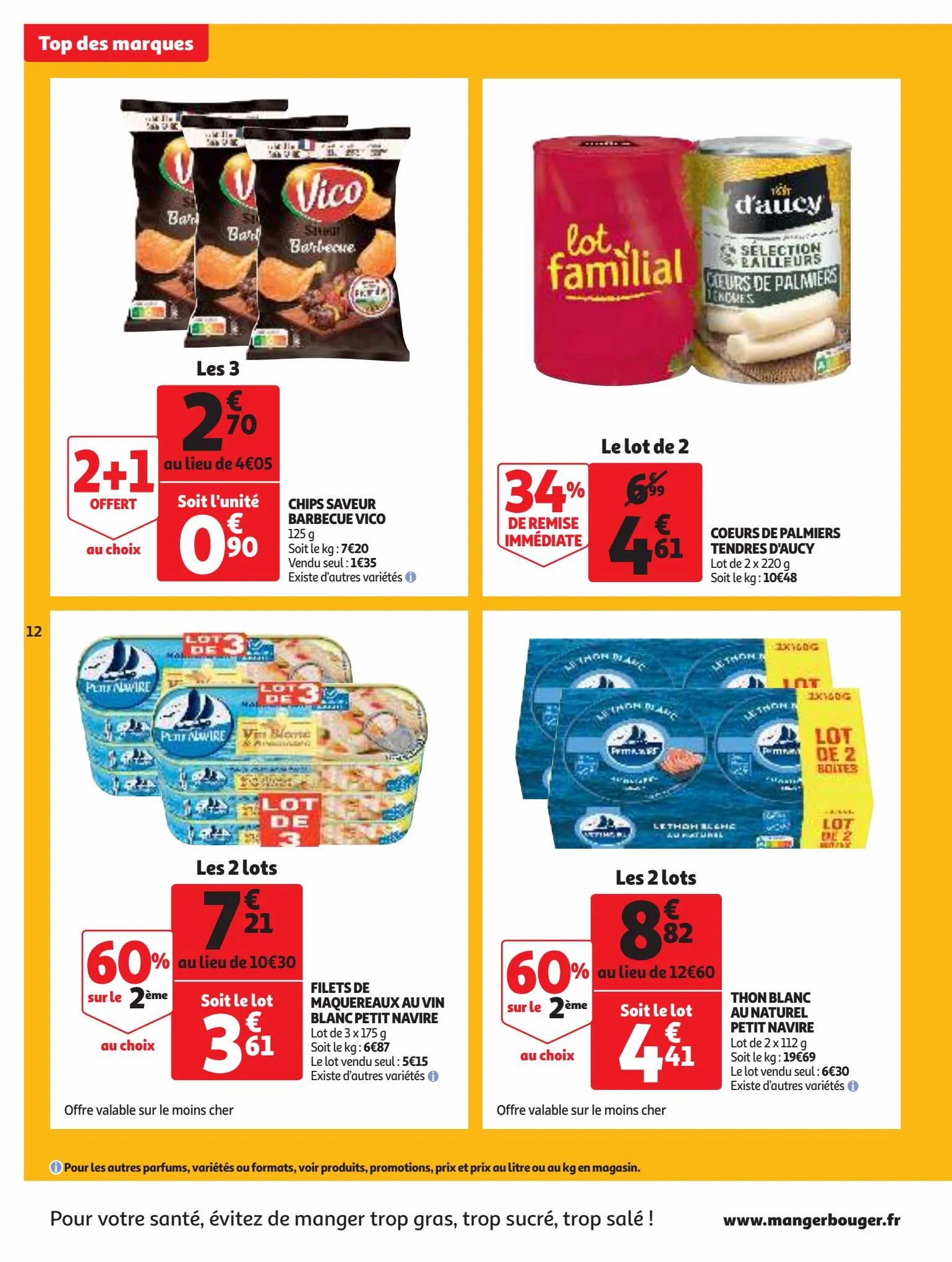 Catalogue Un grand choix de marques dans votre supermarché !, page 00012
