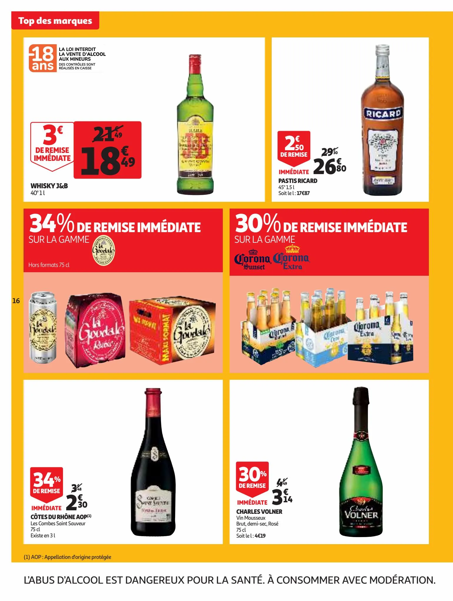 Catalogue Un grand choix de marques dans votre supermarché !, page 00016