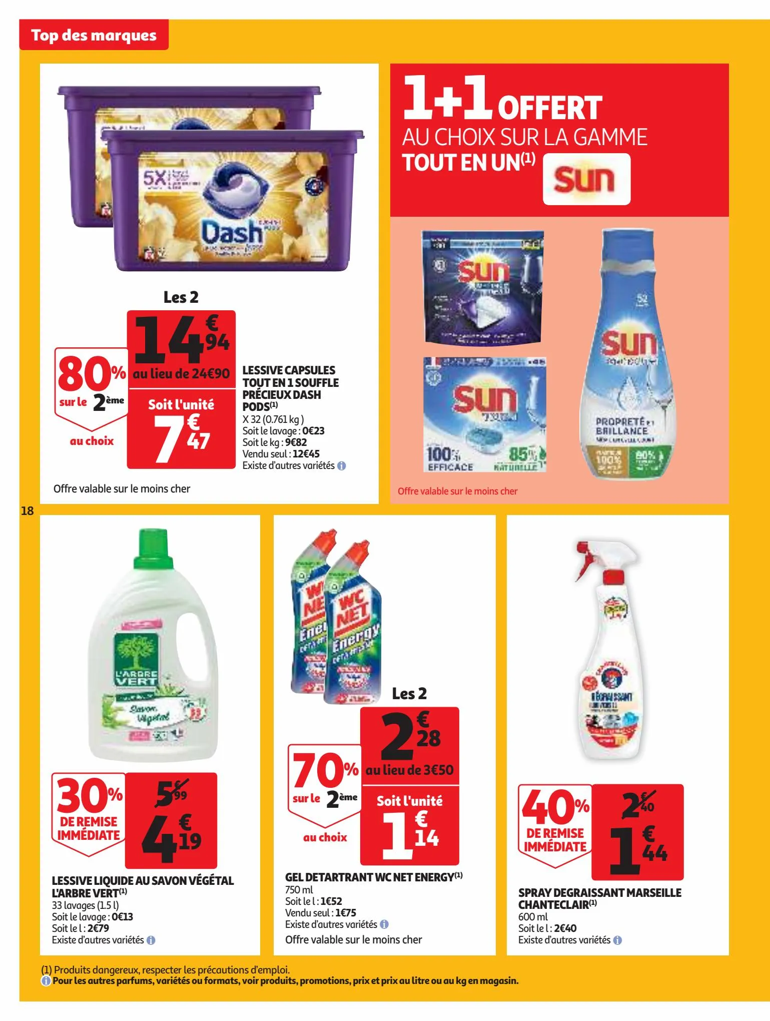 Catalogue Un grand choix de marques dans votre supermarché !, page 00018