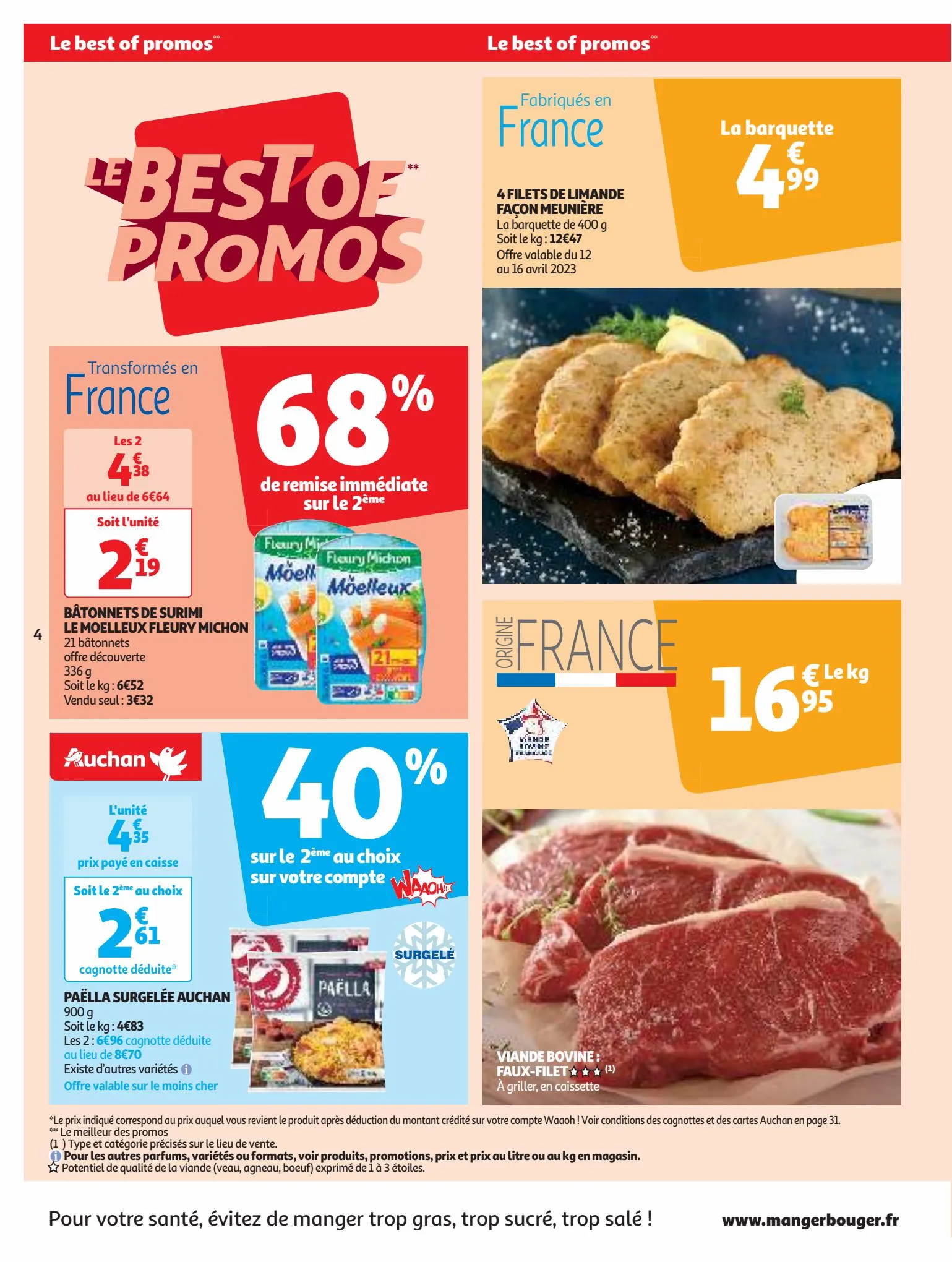 Catalogue Plein d'offres sur nos marques Auchan, page 00004