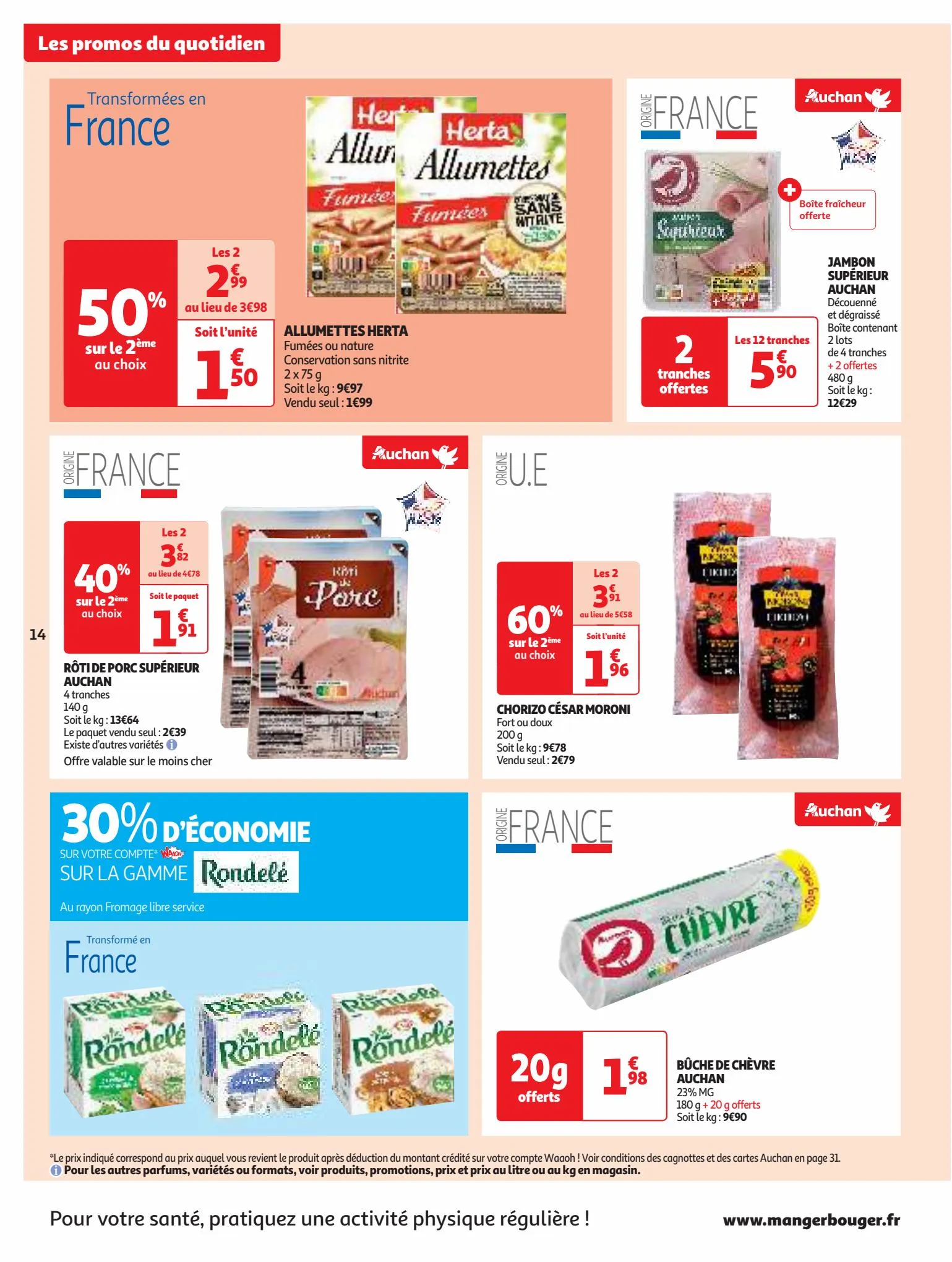 Catalogue Plein d'offres sur nos marques Auchan, page 00014