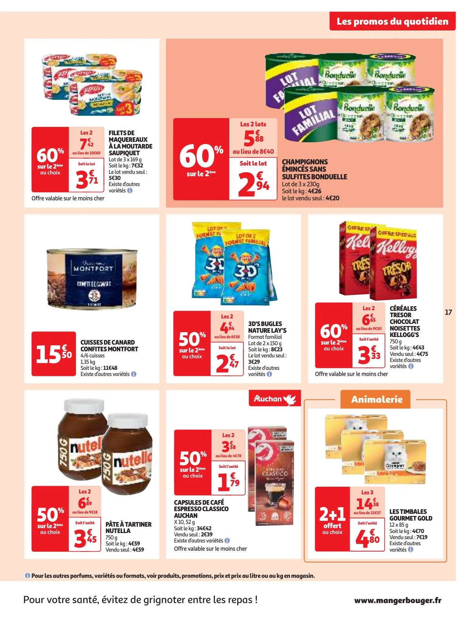 Catalogue Plein d'offres sur nos marques Auchan, page 00017