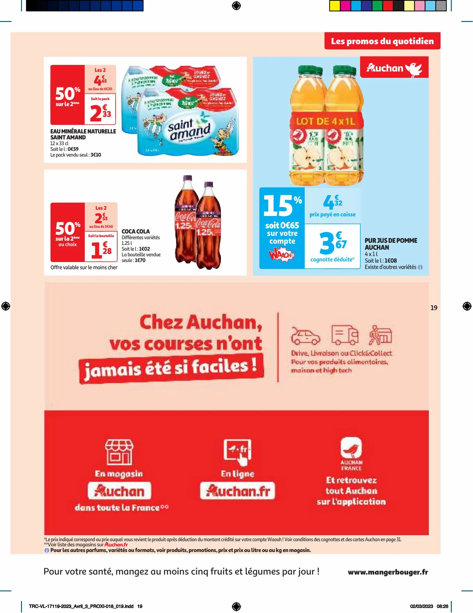 Catalogue Plein d'offres sur nos marques Auchan, page 00019