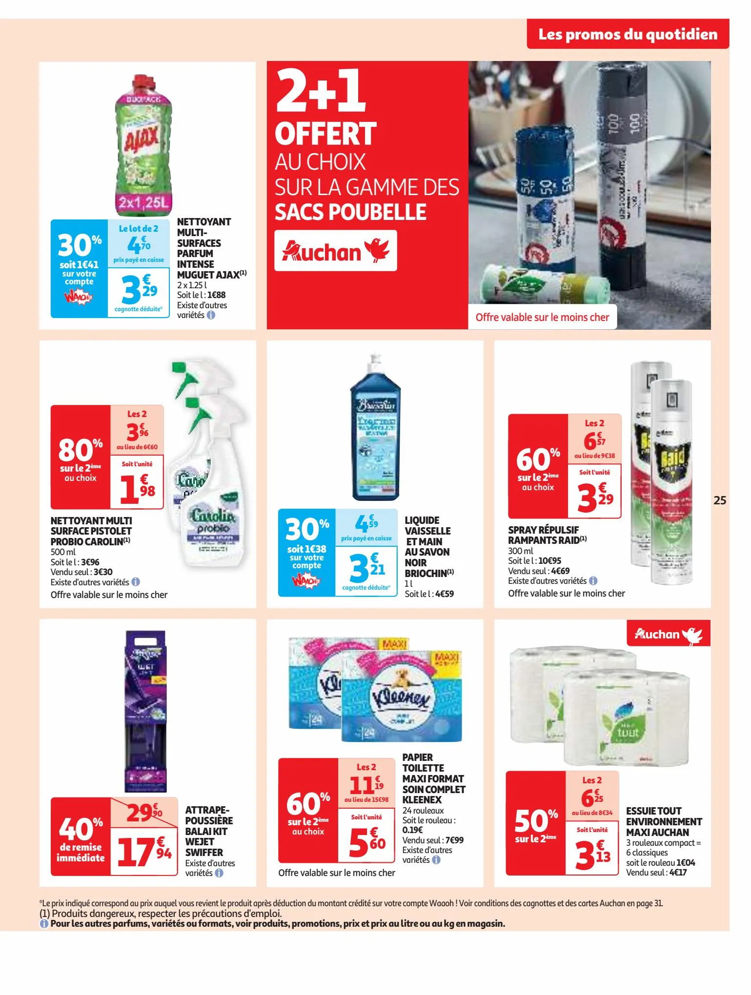 Catalogue Plein d'offres sur nos marques Auchan, page 00025