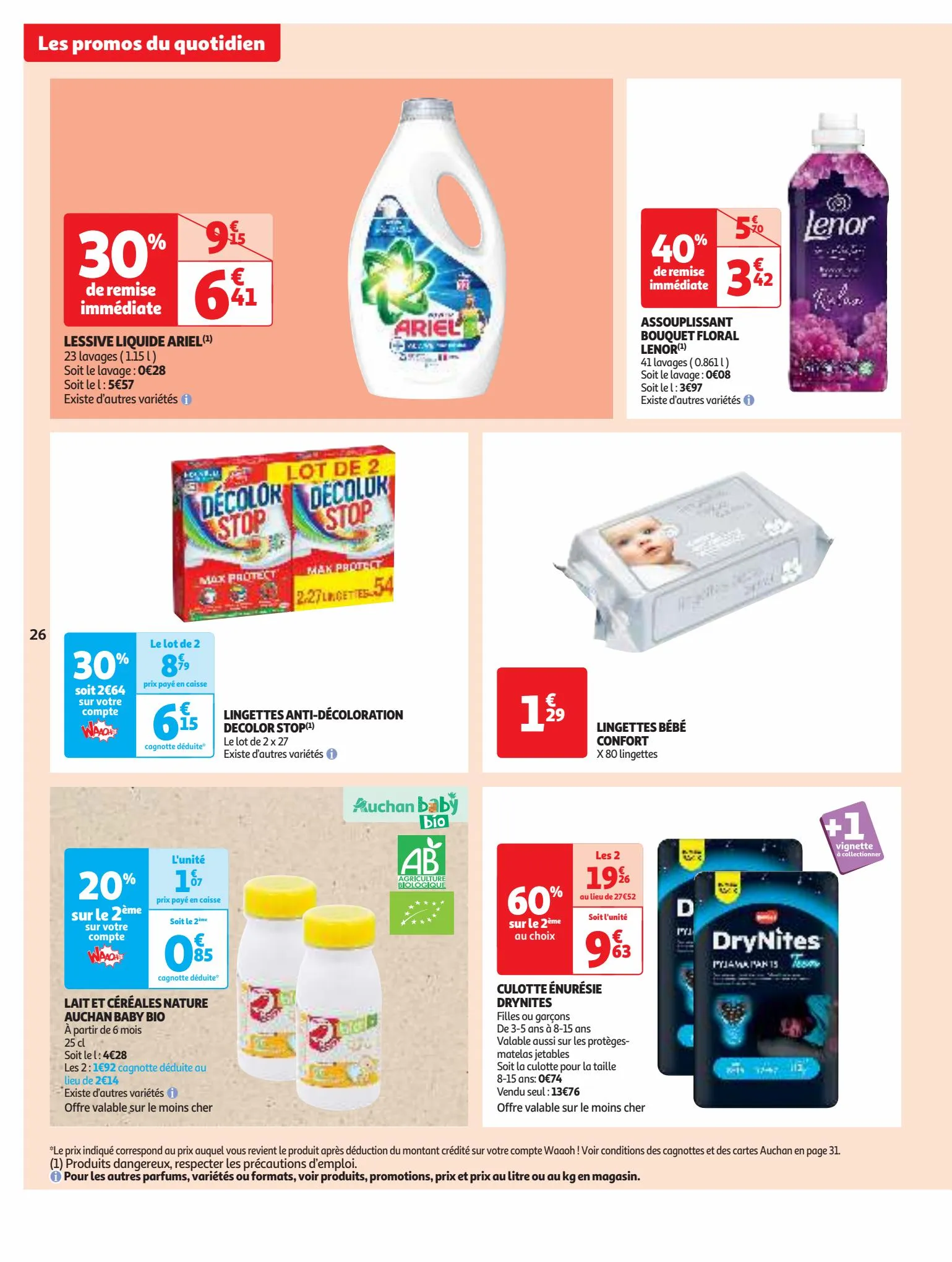 Catalogue Plein d'offres sur nos marques Auchan, page 00026