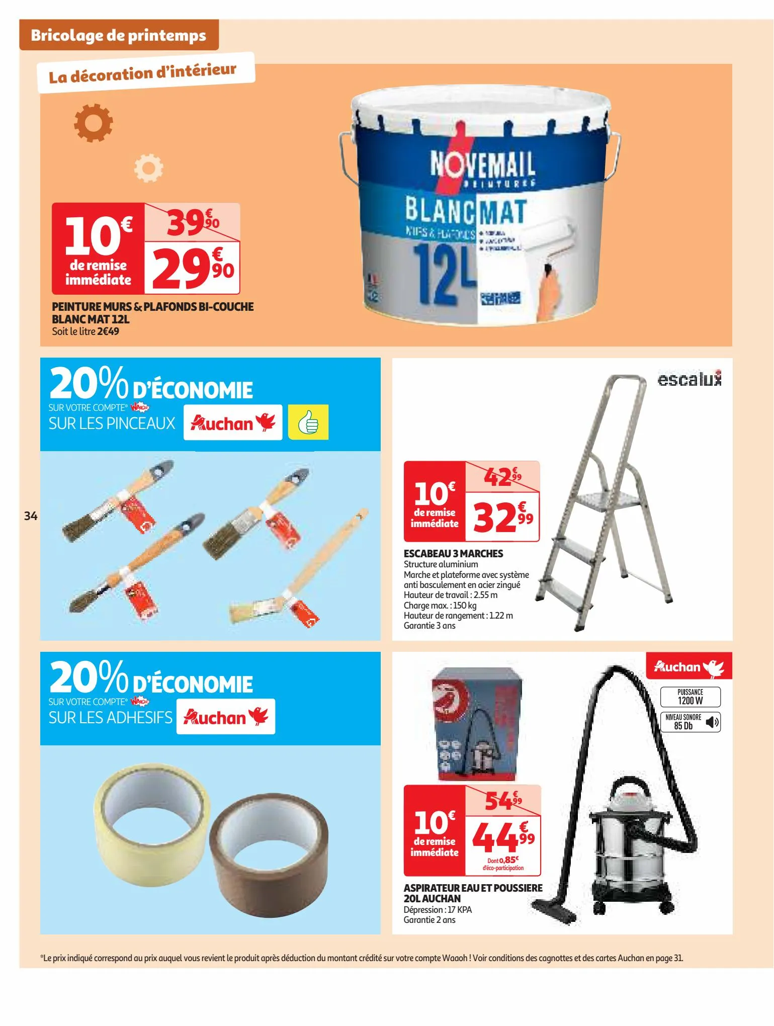 Catalogue Plein d'offres sur nos marques Auchan, page 00034