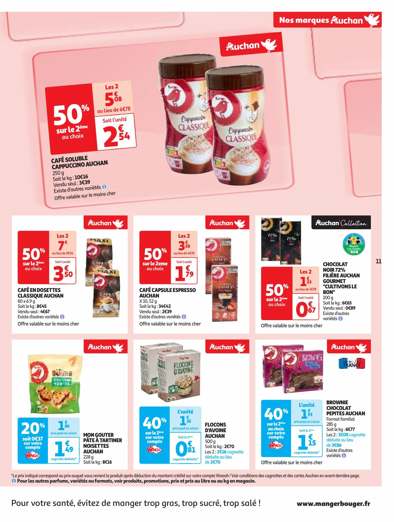 Catalogue Nos marques Auchan : le bon choix sans concession, page 00011