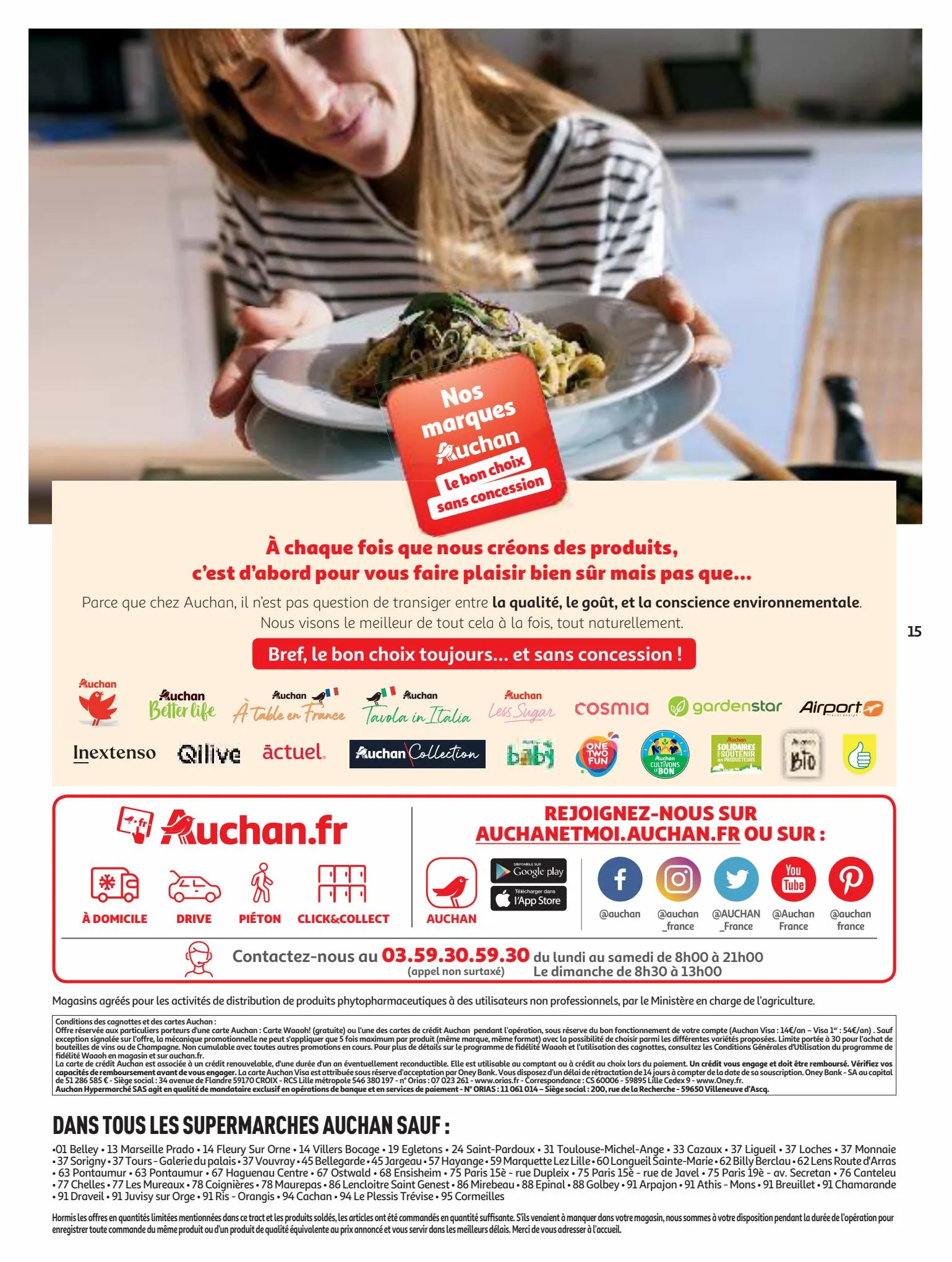 Catalogue Nos marques Auchan : le bon choix sans concession, page 00015