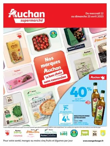 Nos marques Auchan : le bon choix sans concession