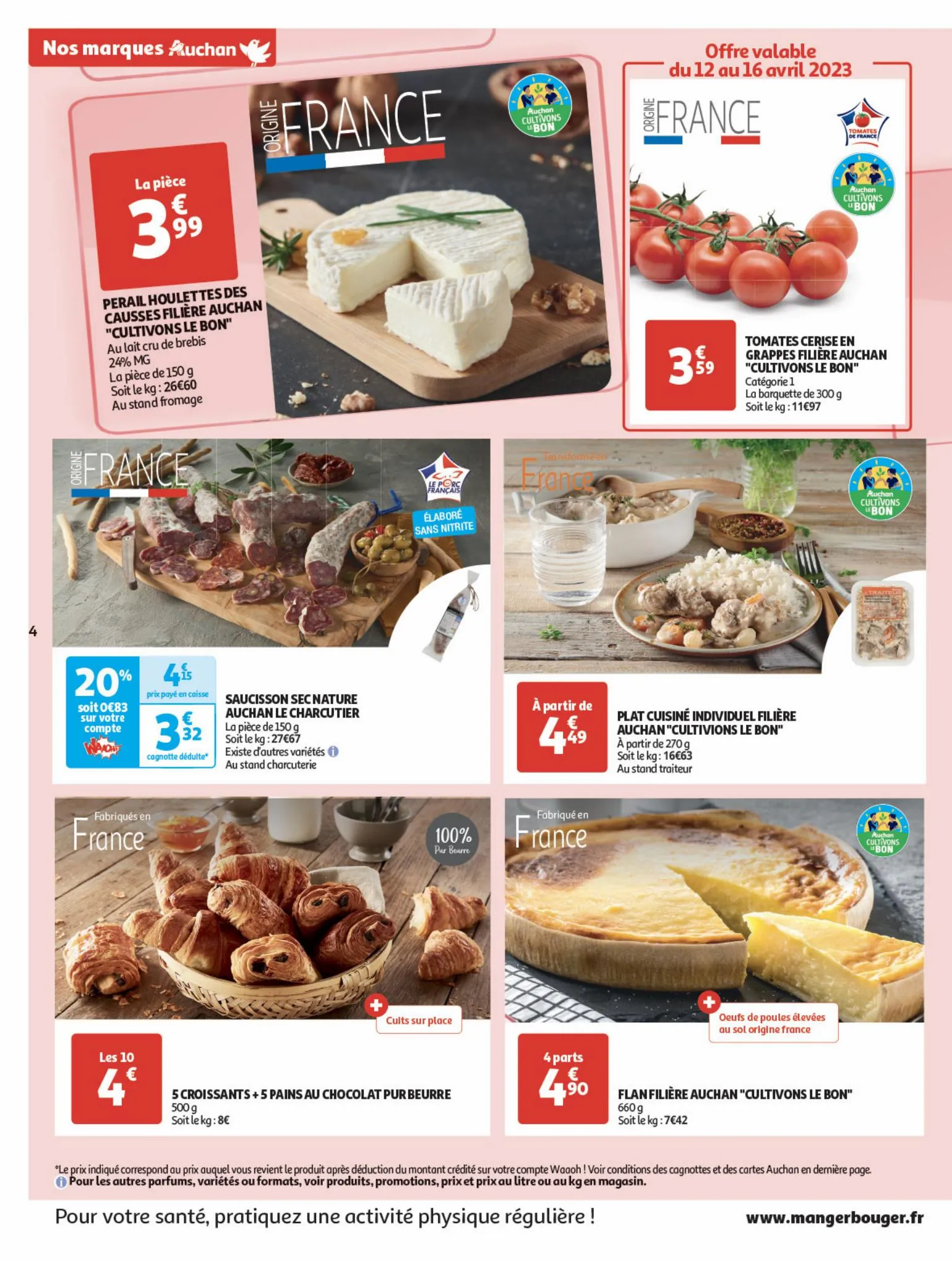 Catalogue Nos marques Auchan : le bon choix sans concession, page 00004