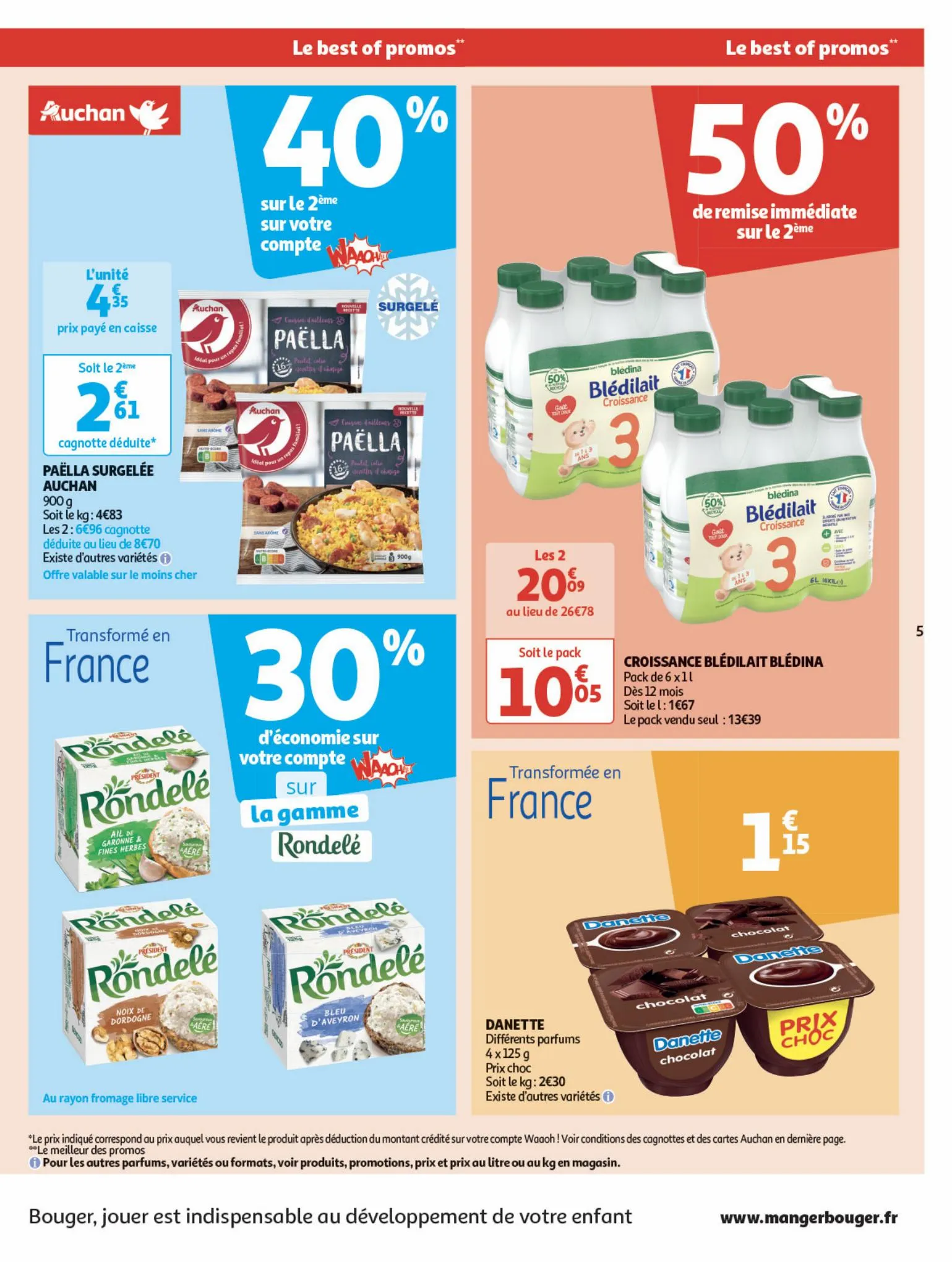 Catalogue Plein d'offres sur nos marques Auchan, page 00005