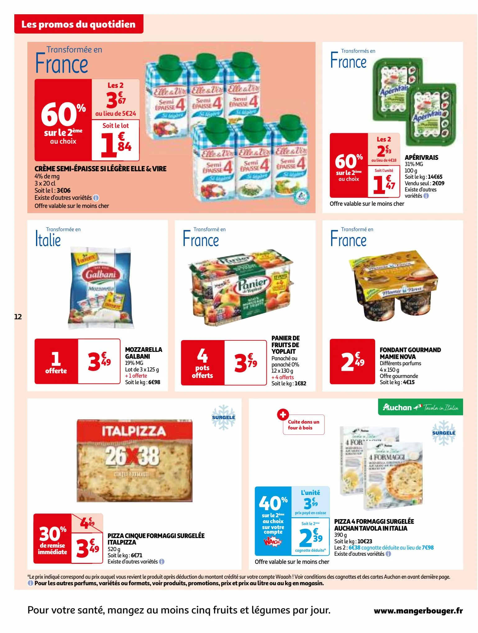 Catalogue Vos produits laitiers à petits prix !, page 00012