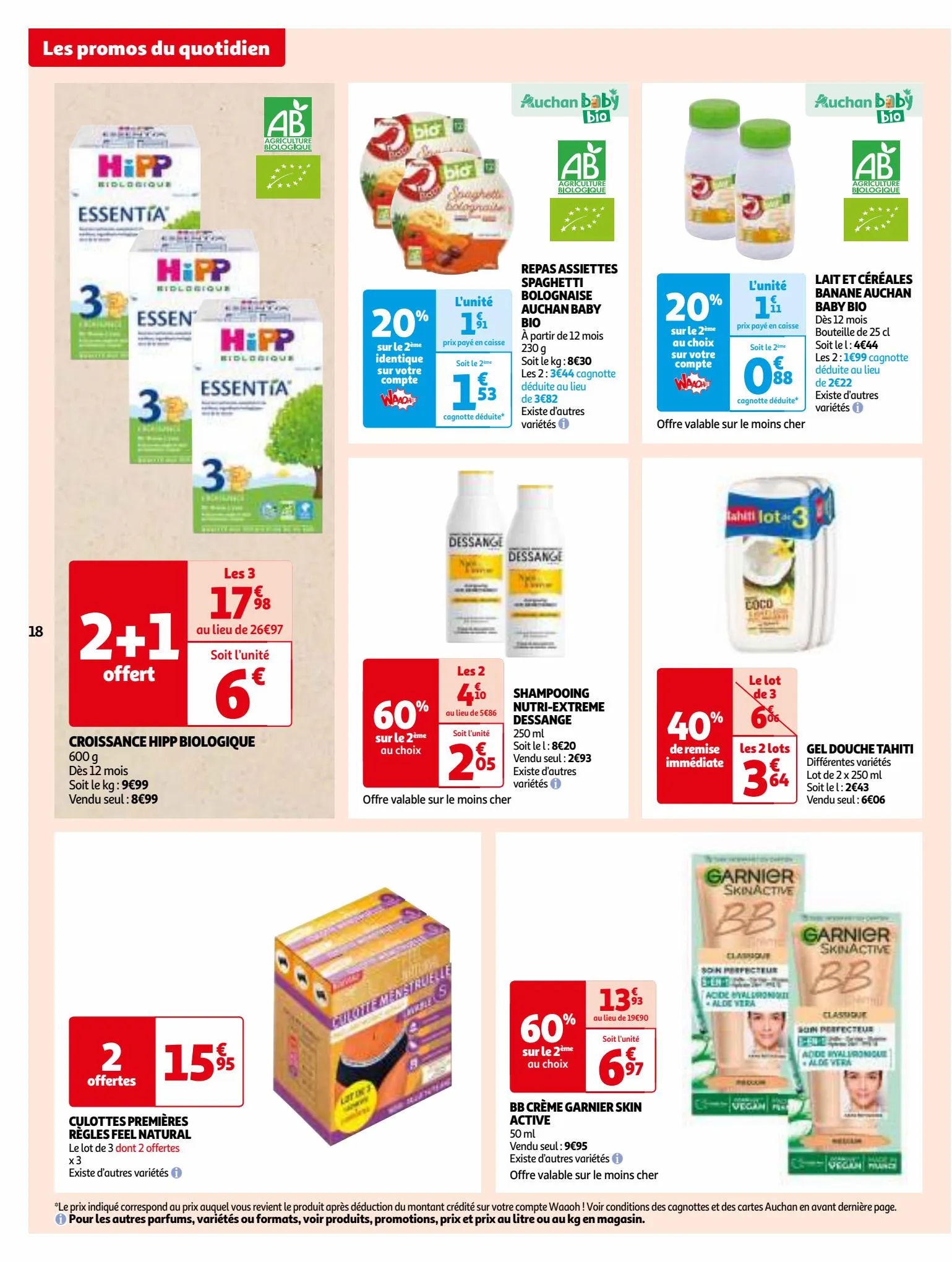 Catalogue Vos produits laitiers à petits prix !, page 00018
