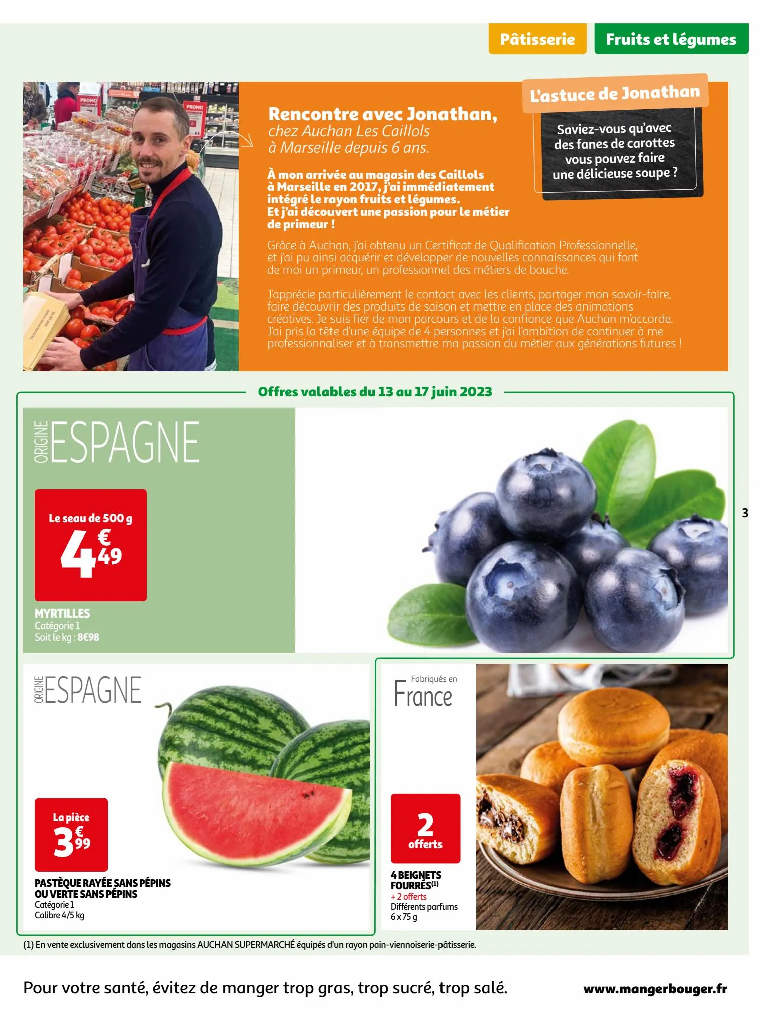 Catalogue Vos produits laitiers à petits prix !, page 00003