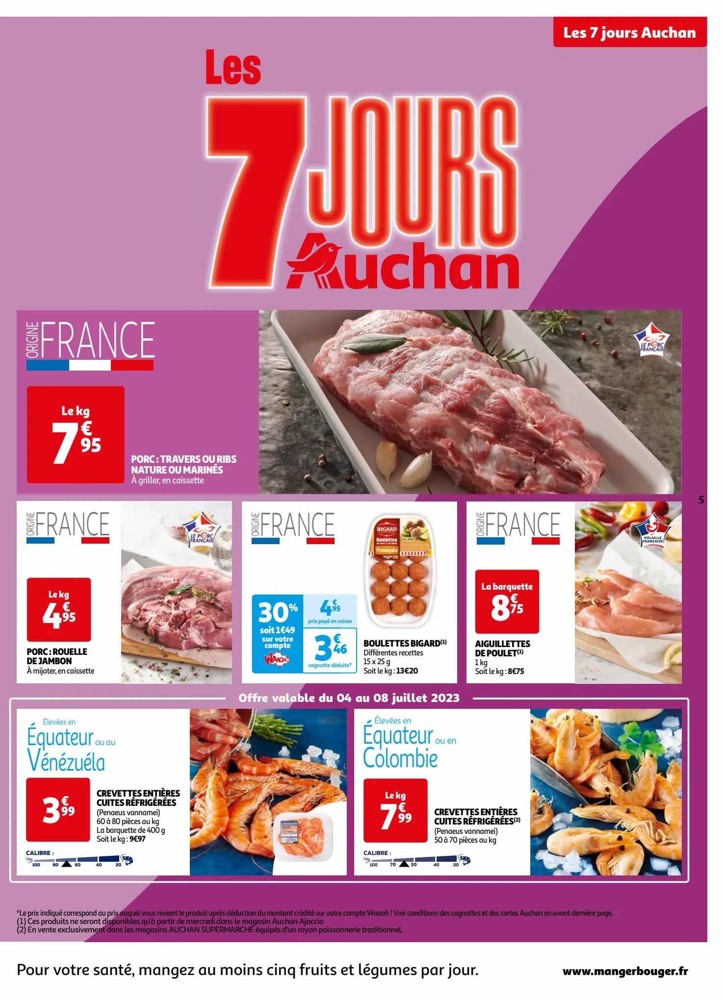 Catalogue Les 7 jours Auchan, page 00005